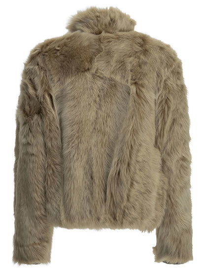 Isabel Marant "Roama" Shearling Jacket - Beige