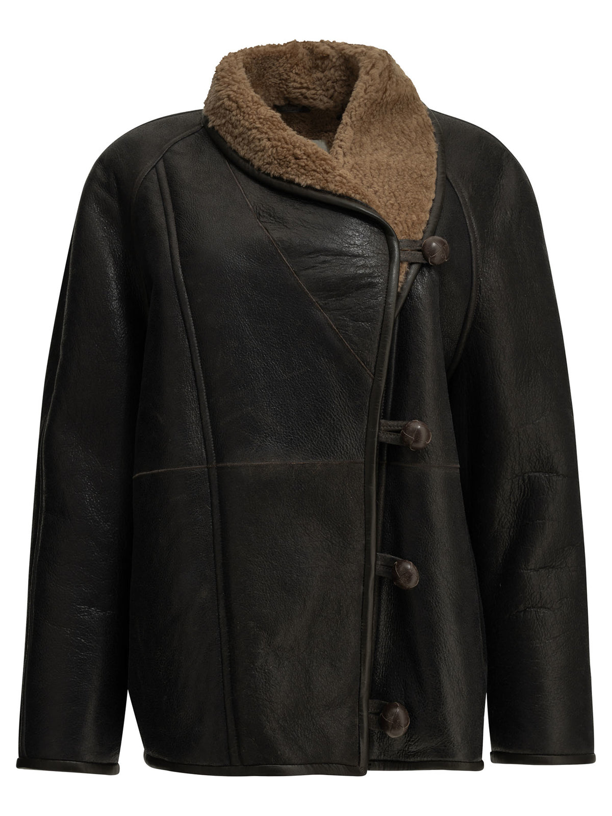 Isabel Marant "Camber" Shearling Jacket - Brown
