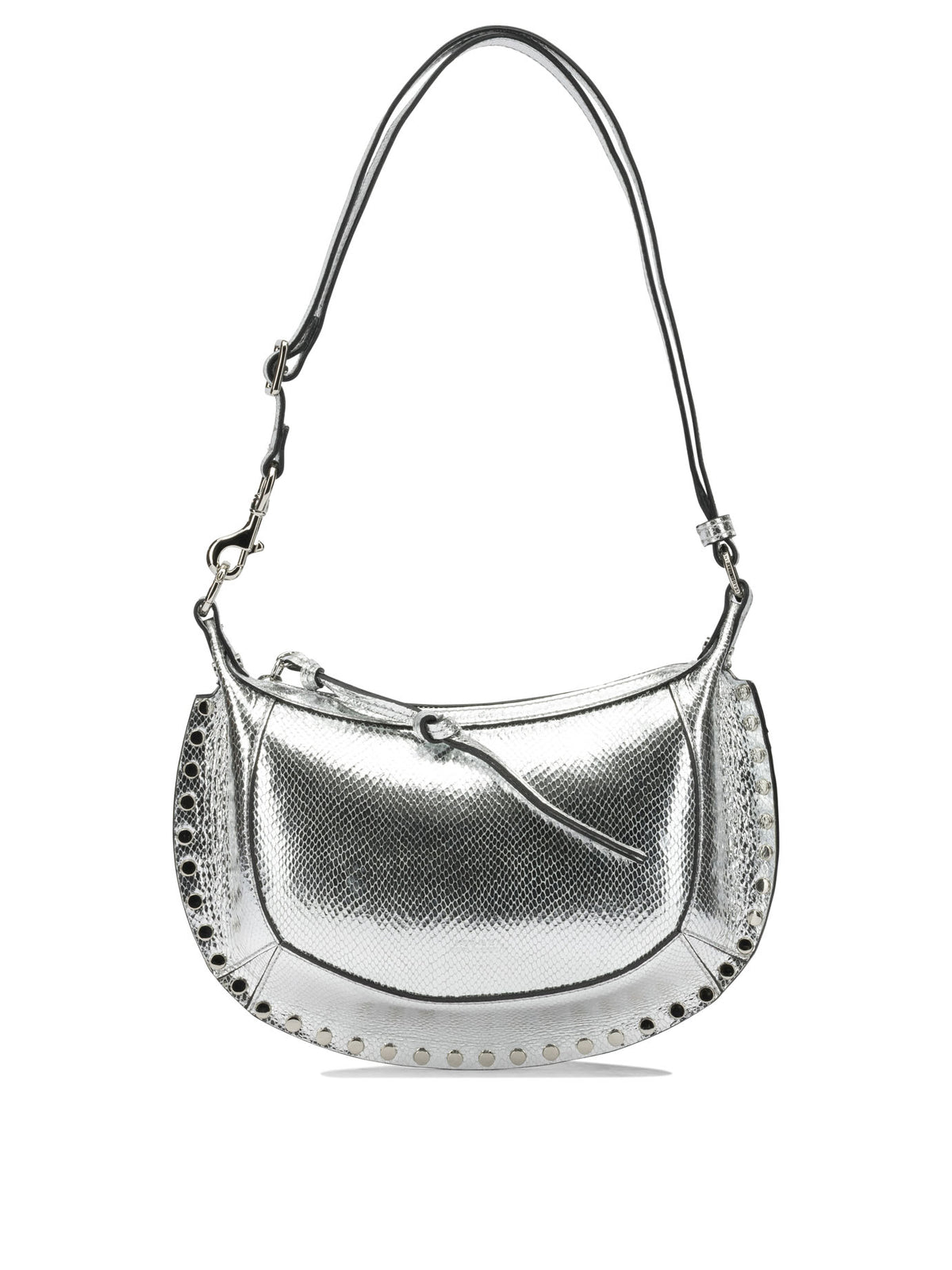 Isabel Marant "Oskan Moon" Small Shoulder Bag - Silver