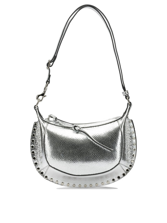 Isabel Marant "Oskan Moon" Small Shoulder Bag - Silver
