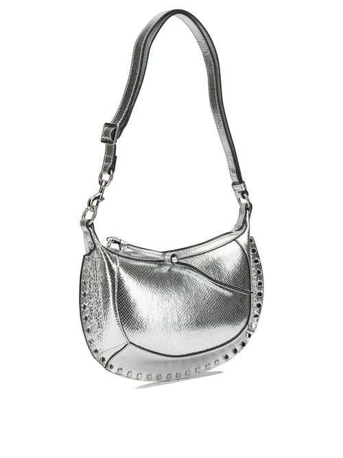 Isabel Marant "Oskan Moon" Small Shoulder Bag - Silver