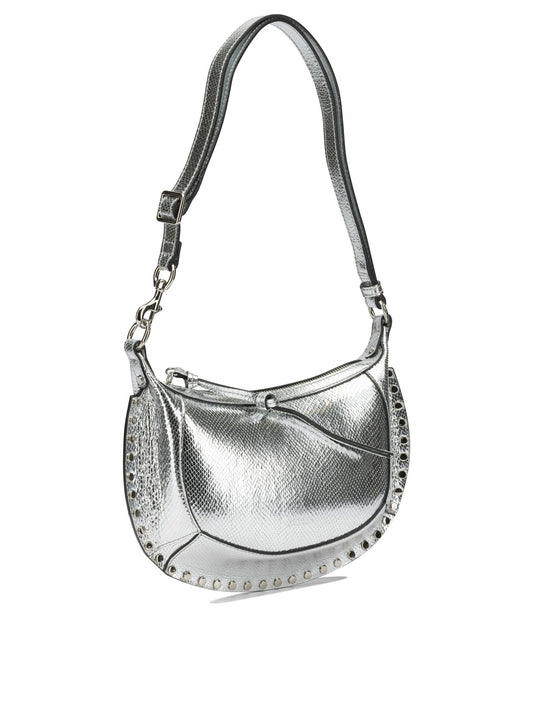 Isabel Marant "Oskan Moon" Small Shoulder Bag - Silver