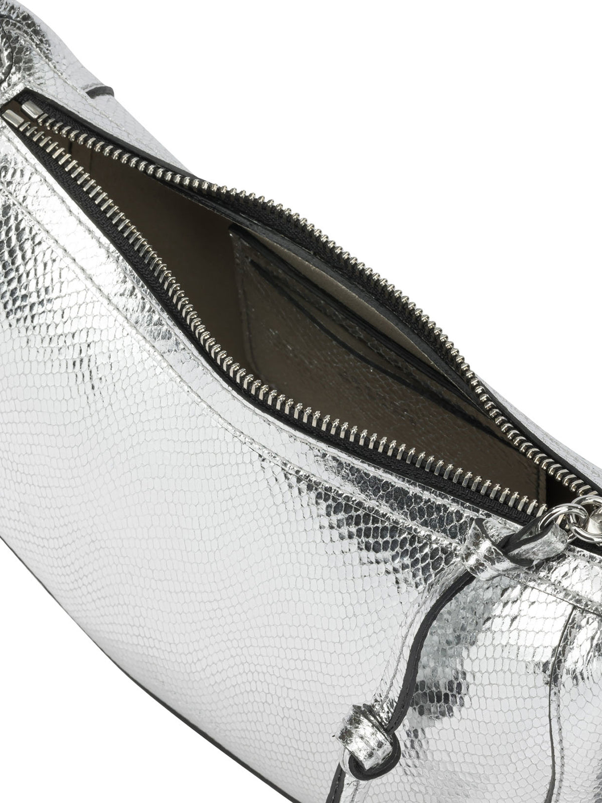 Isabel Marant "Oskan Moon" Small Shoulder Bag - Silver