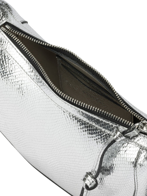 Isabel Marant "Oskan Moon" Small Shoulder Bag - Silver