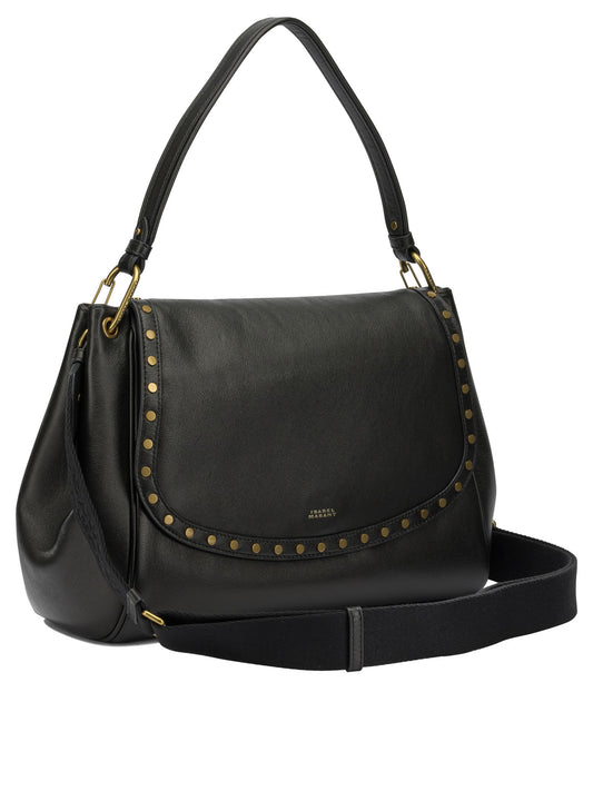 Isabel Marant "Chany" Medium Shoulder Bag - Black