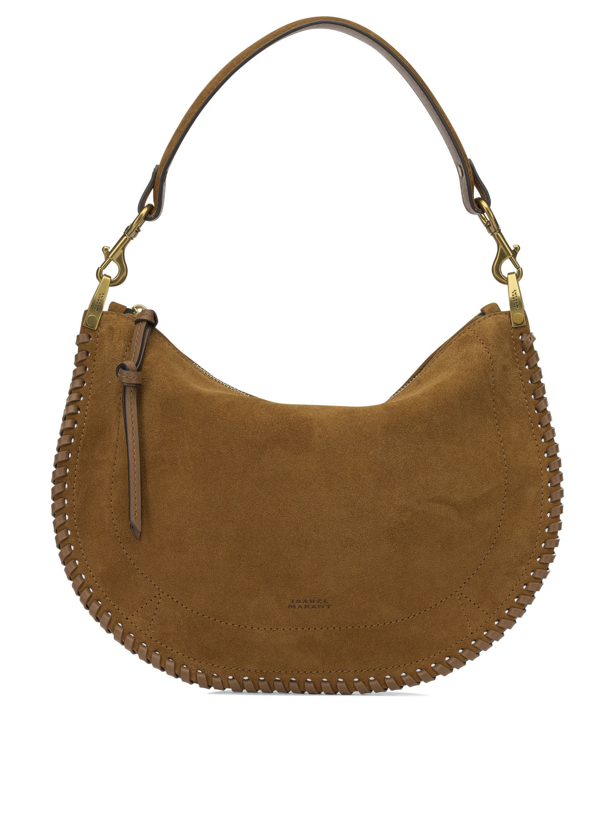 Isabel Marant "Oskan Soft" Small Shoulder Bag - Brown