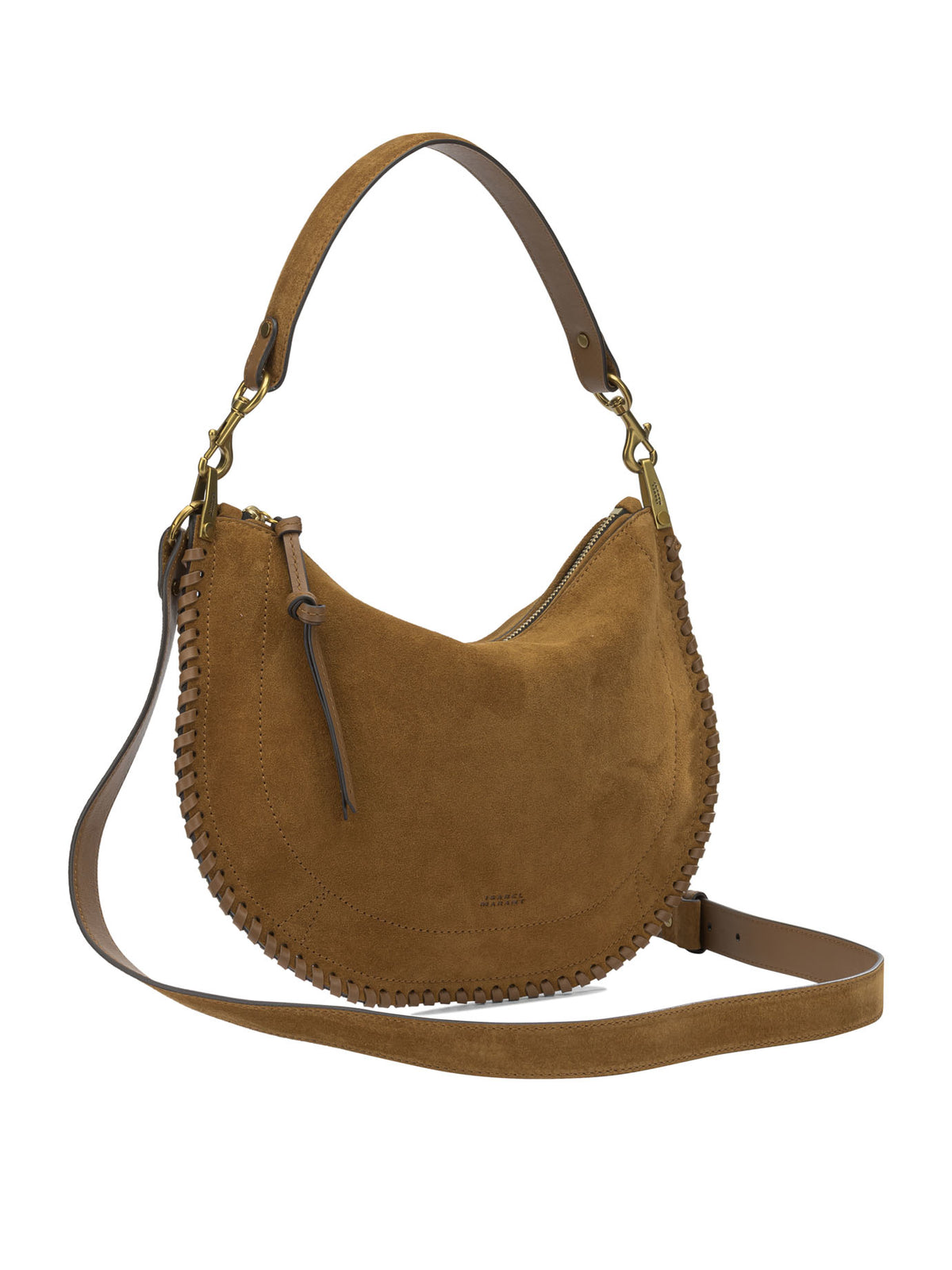 Isabel Marant "Oskan Soft" Small Shoulder Bag - Brown