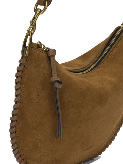 Isabel Marant "Oskan Soft" Small Shoulder Bag - Brown
