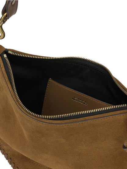 Isabel Marant "Oskan Soft" Small Shoulder Bag - Brown