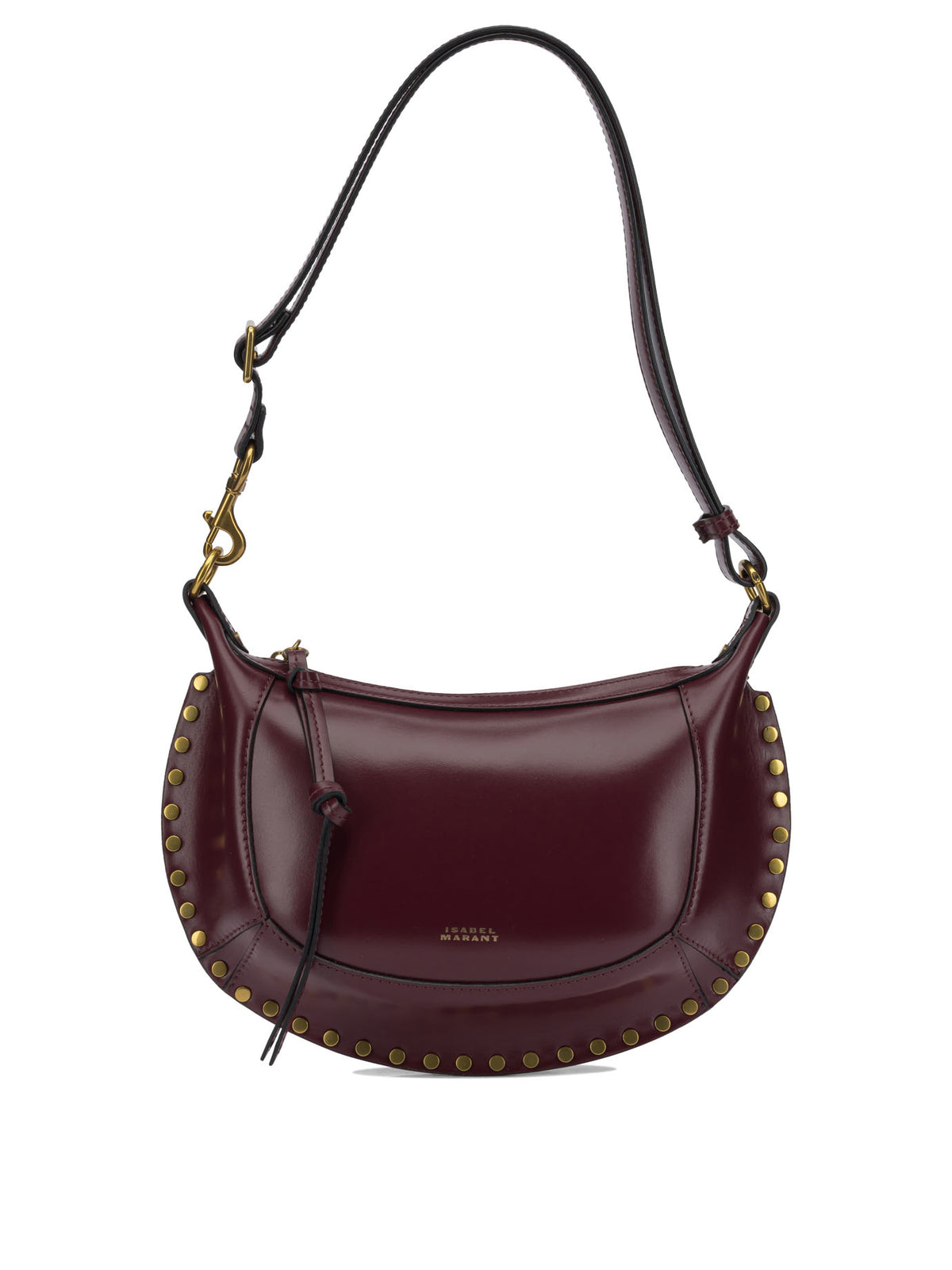 Isabel Marant "Oskan Moon" small shoulder bag - Bordeaux