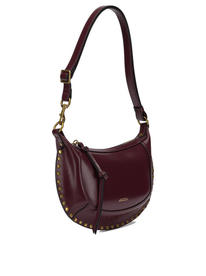 Isabel Marant "Oskan Moon" small shoulder bag - Bordeaux