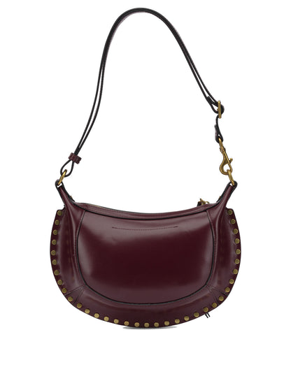 Isabel Marant "Oskan Moon" small shoulder bag - Bordeaux