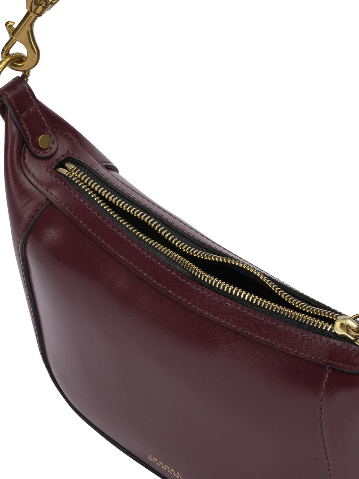 Isabel Marant "Oskan Moon" small shoulder bag - Bordeaux