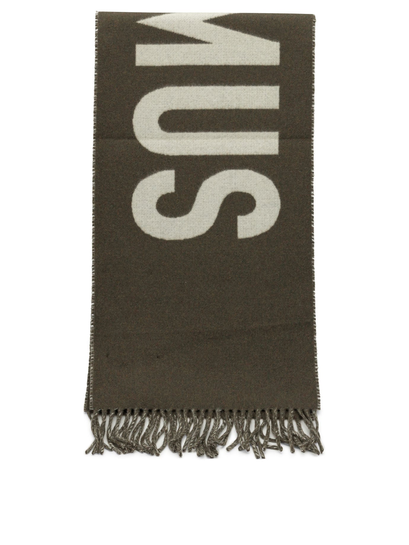 Jacquemus "Jacquemus" Fringed Scarf - Green