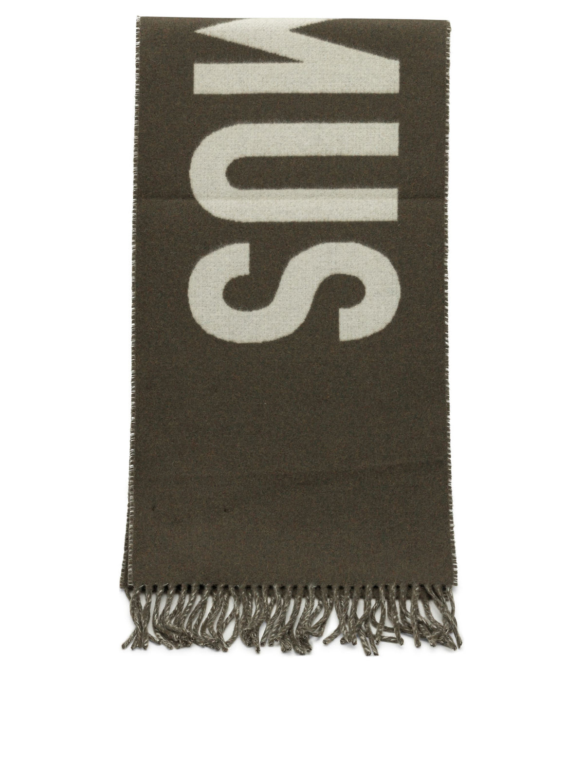 Jacquemus "Jacquemus" Fringed Scarf - Green