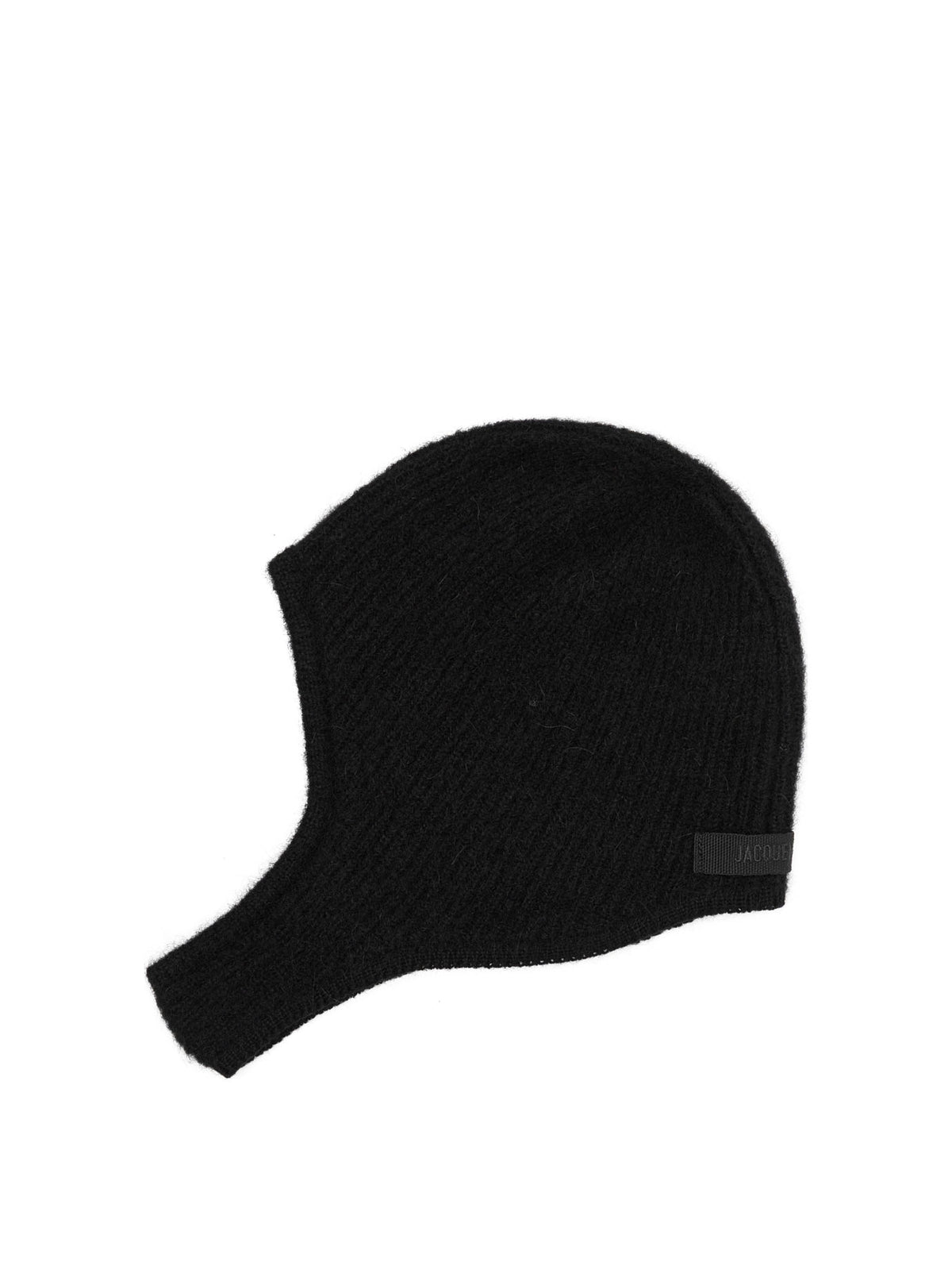 Jacquemus "Le Capuche Gros Grain" Beanie - Black