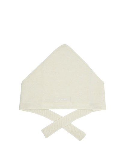 Jacquemus "Gros Grain" Shawl - White