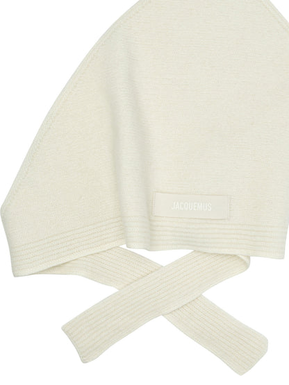 Jacquemus "Gros Grain" Shawl - White