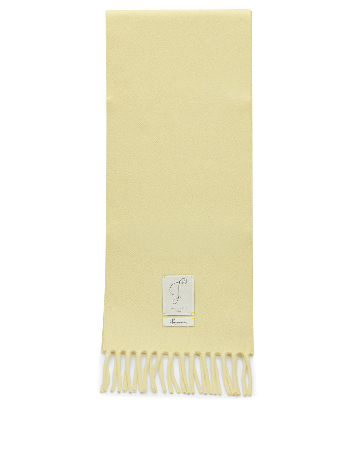 Jacquemus "L'Echarpe Cavallo" Fringed Scarf - Yellow