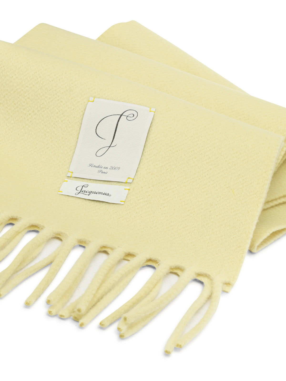 Jacquemus "L'Echarpe Cavallo" Fringed Scarf - Yellow