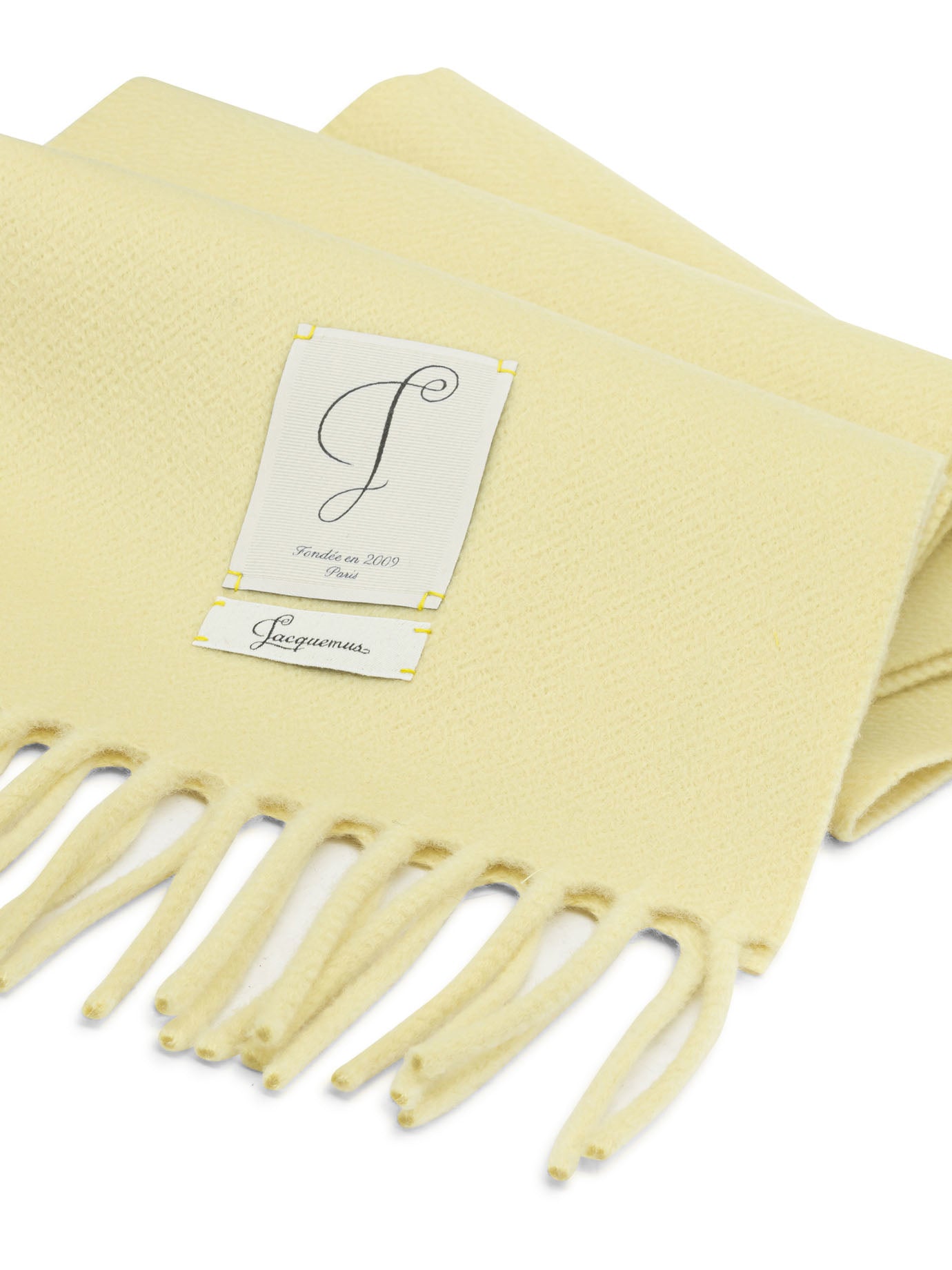 Jacquemus "L'Echarpe Cavallo" Fringed Scarf - Yellow