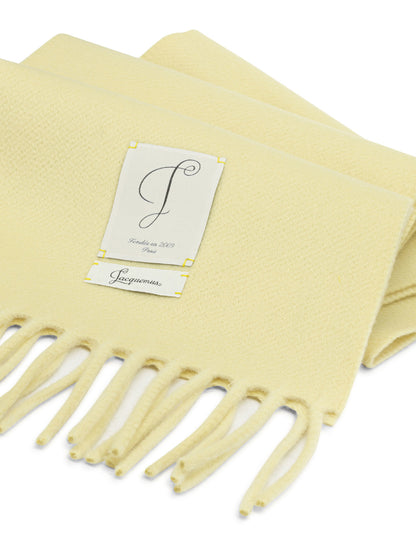 Jacquemus "L'Echarpe Cavallo" Fringed Scarf - Yellow