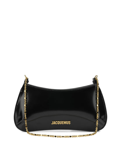 Jacquemus "Le Petit Bisou Chaine" small shoulder bag - Black