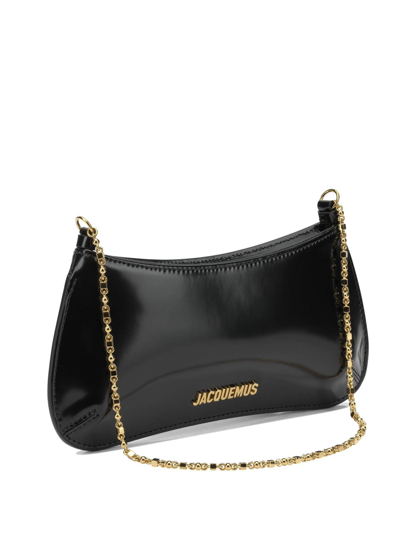 Jacquemus "Le Petit Bisou Chaine" small shoulder bag - Black