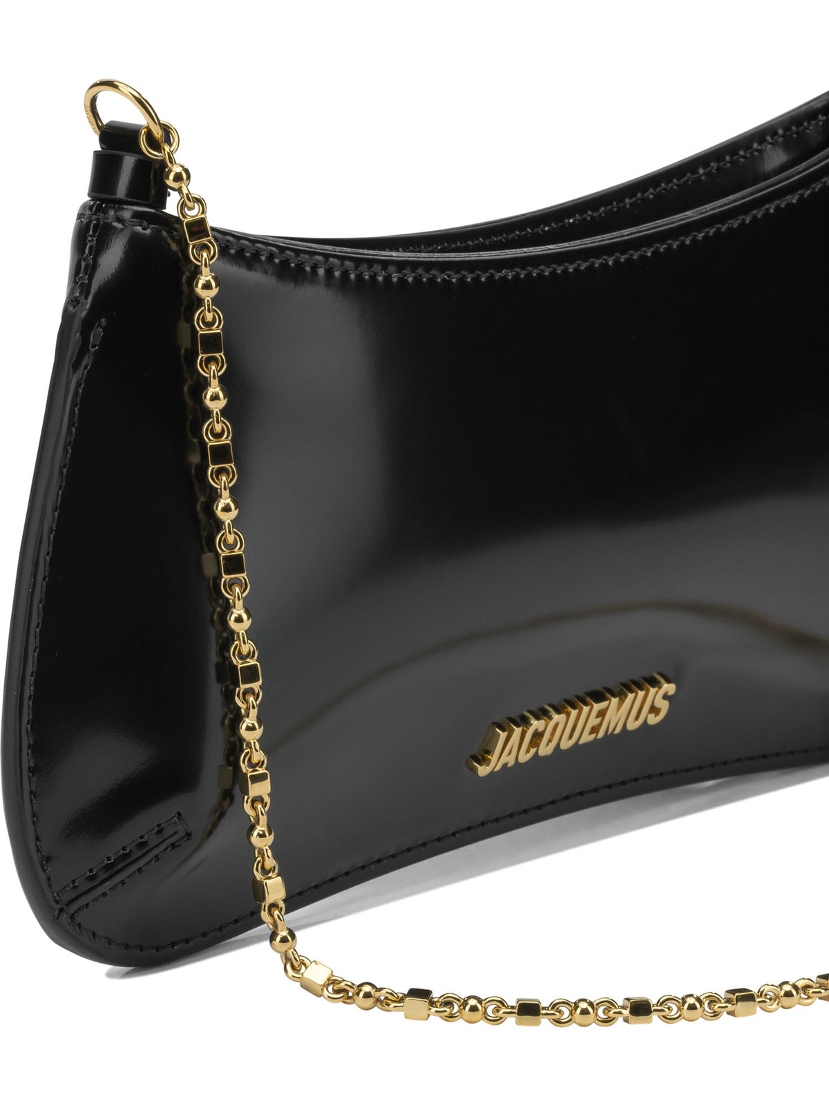 Jacquemus "Le Petit Bisou Chaine" small shoulder bag - Black