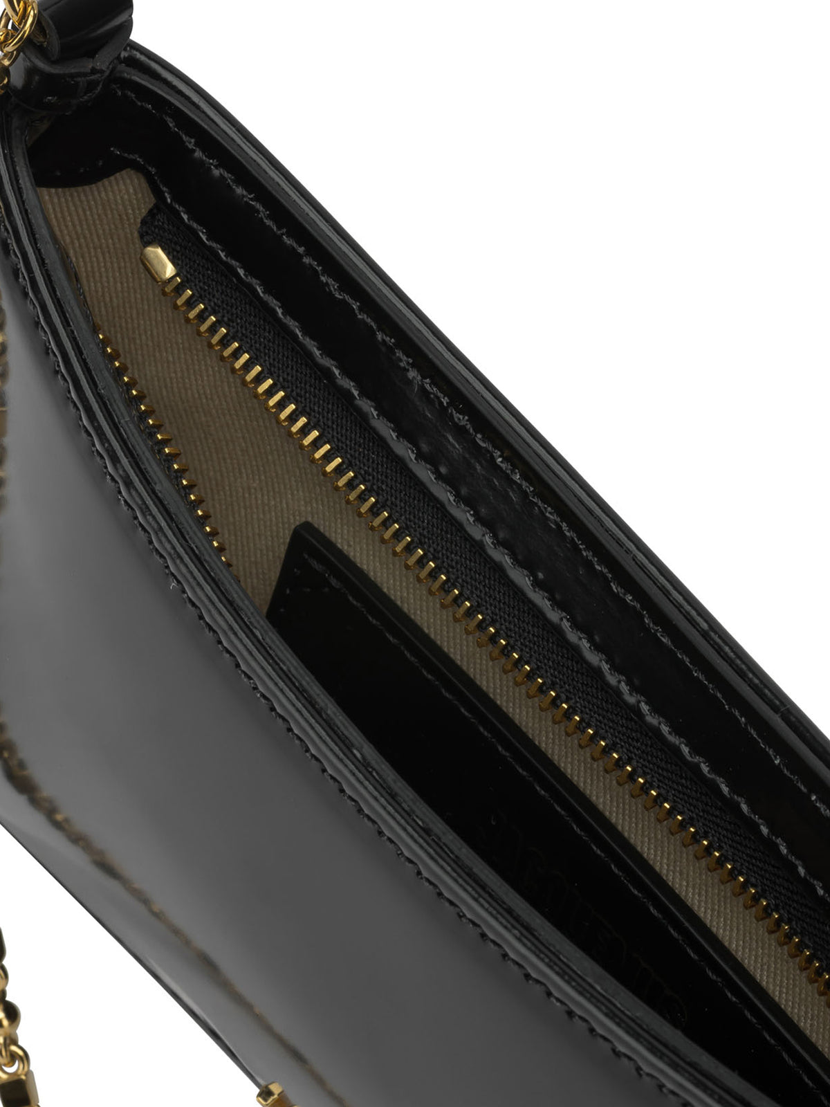 Jacquemus "Le Petit Bisou Chaine" small shoulder bag - Black