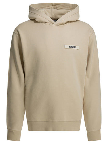 Jacquemus "Gros Grain" Hoodie - Beige