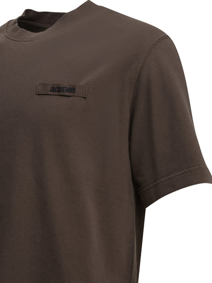 Jacquemus "Gros Grain" crew-neck T-shirt - Brown
