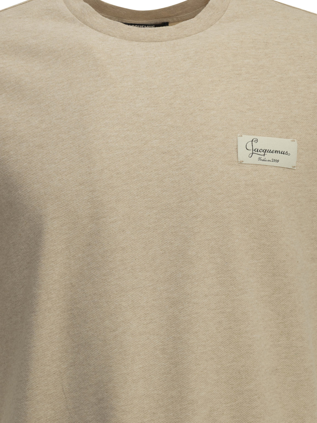 Jacquemus "Le Montaigne MC" Crew-Neck T-Shirt - Beige