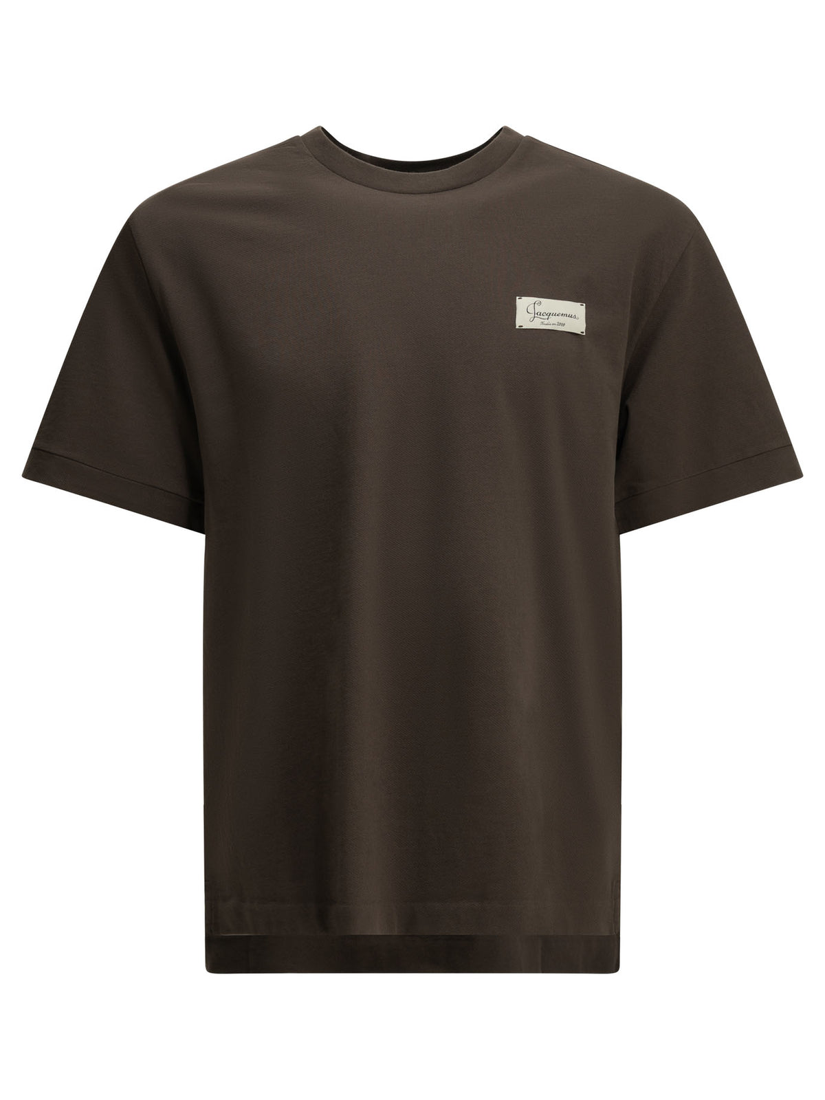 Jacquemus "Le Montaigne MC" Crew-Neck T-Shirt - Brown