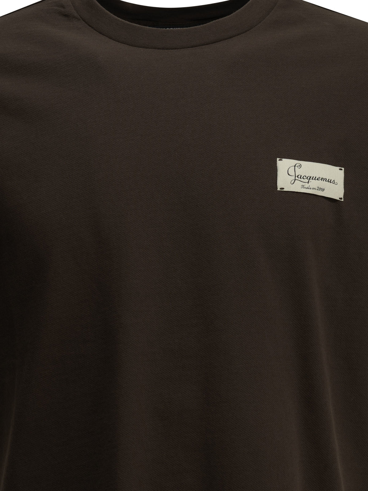 Jacquemus "Le Montaigne MC" Crew-Neck T-Shirt - Brown