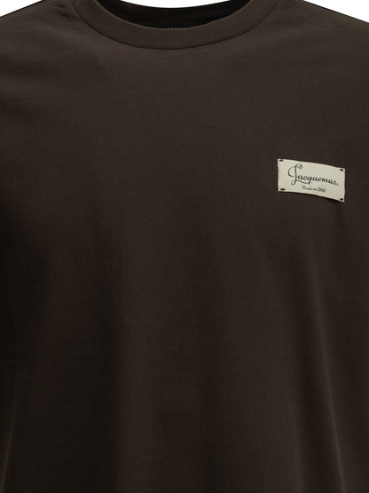 Jacquemus "Le Montaigne MC" Crew-Neck T-Shirt - Brown