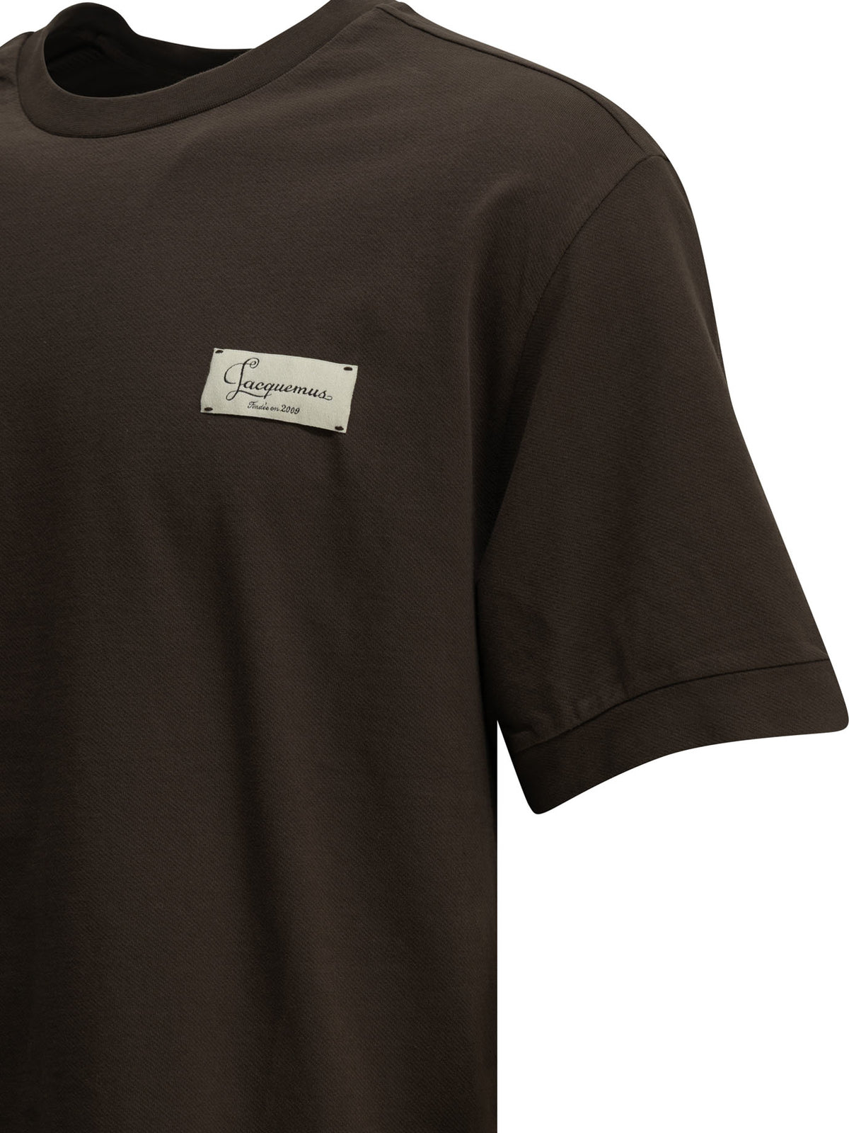 Jacquemus "Le Montaigne MC" Crew-Neck T-Shirt - Brown