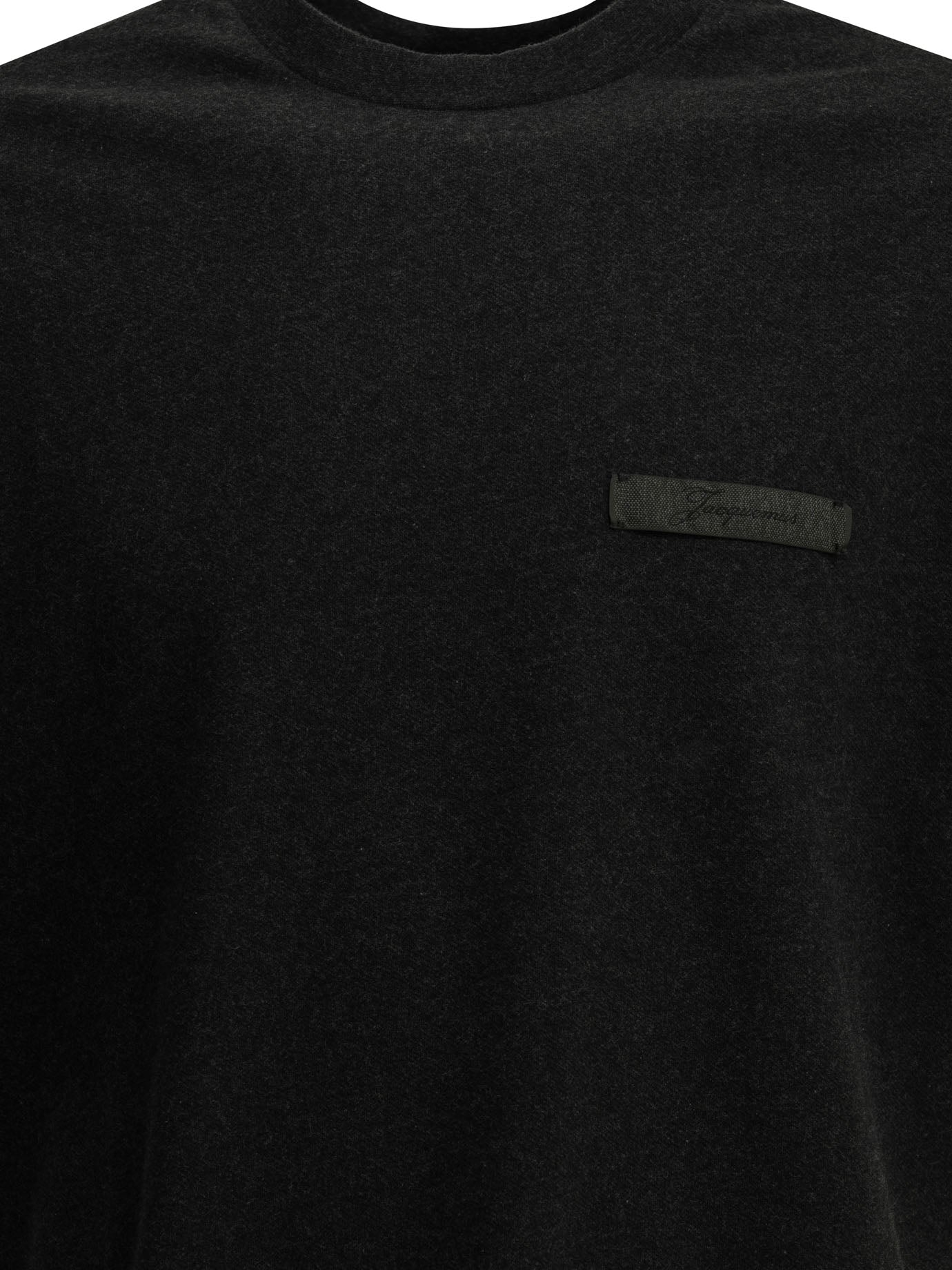 Jacquemus "Ruban" Crew-Neck T-Shirt - Grey