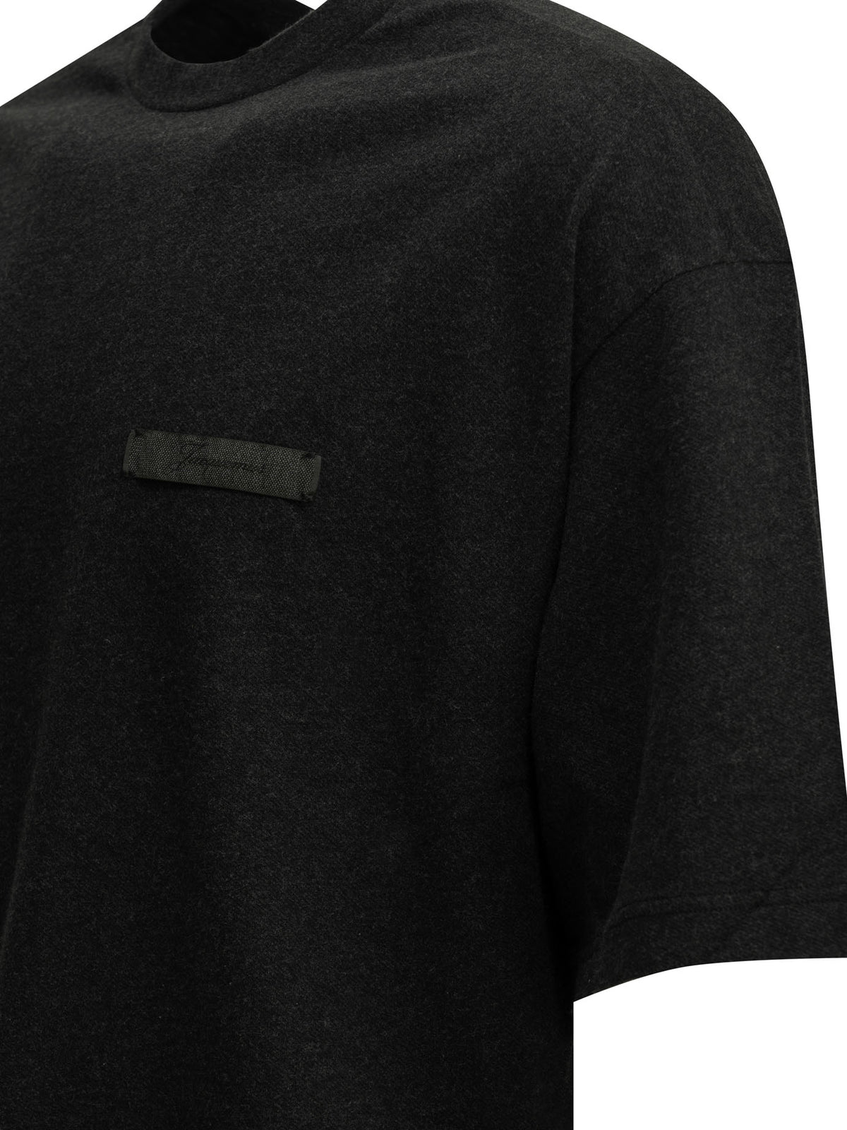 Jacquemus "Ruban" Crew-Neck T-Shirt - Grey