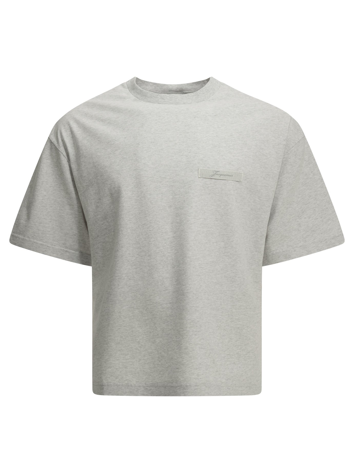 Jacquemus "Ruban" Crew-Neck T-Shirt - Grey
