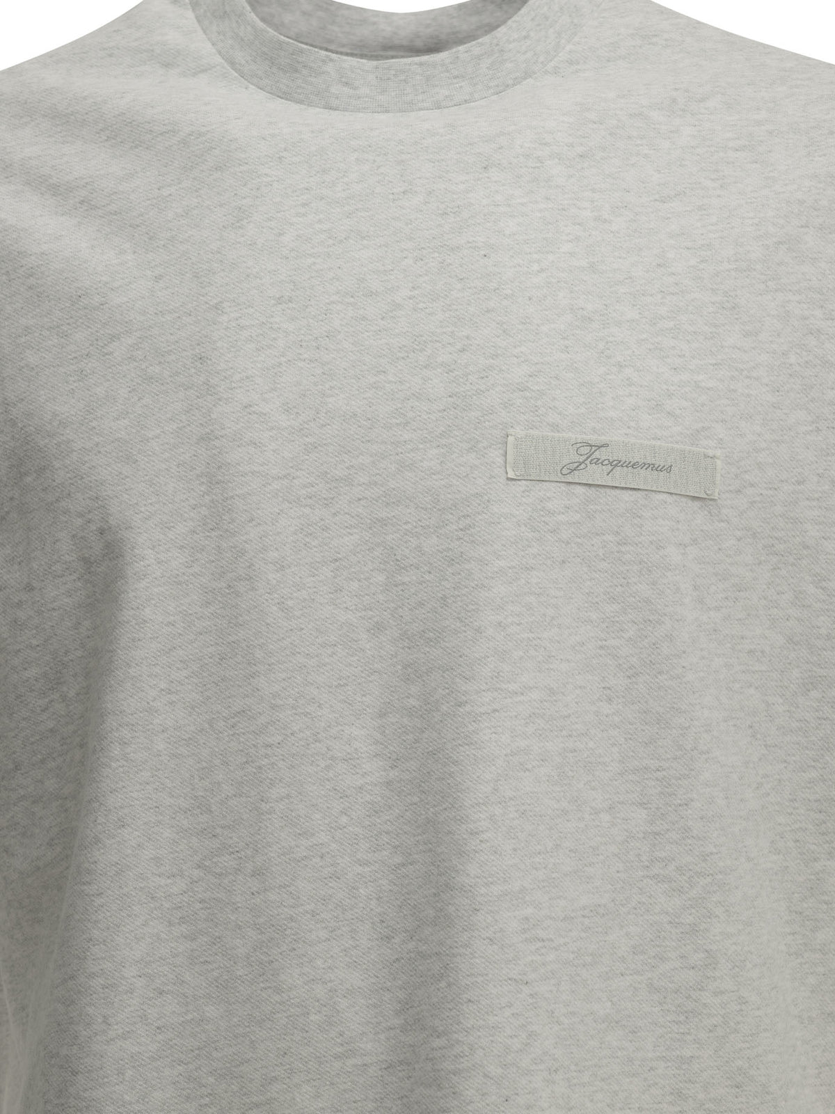 Jacquemus "Ruban" Crew-Neck T-Shirt - Grey