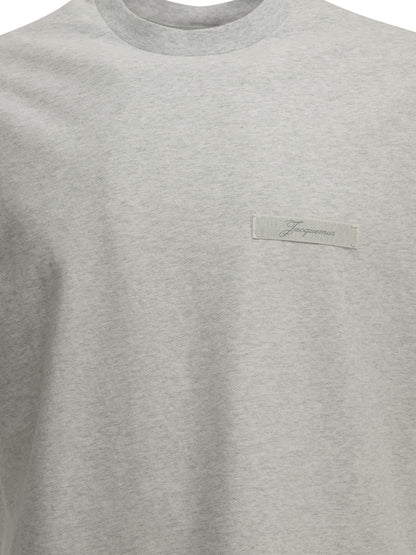 Jacquemus "Ruban" Crew-Neck T-Shirt - Grey