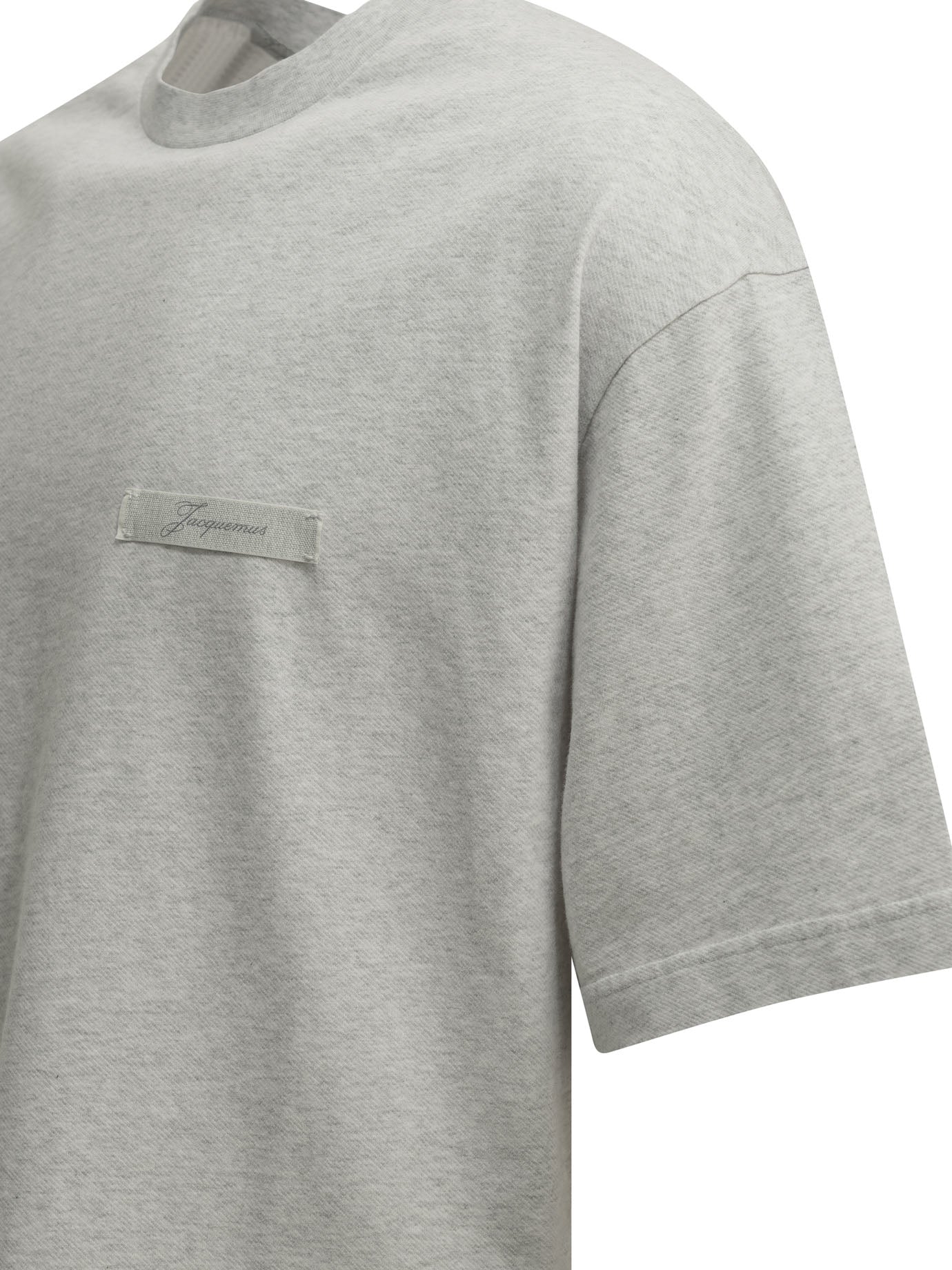Jacquemus "Ruban" Crew-Neck T-Shirt - Grey