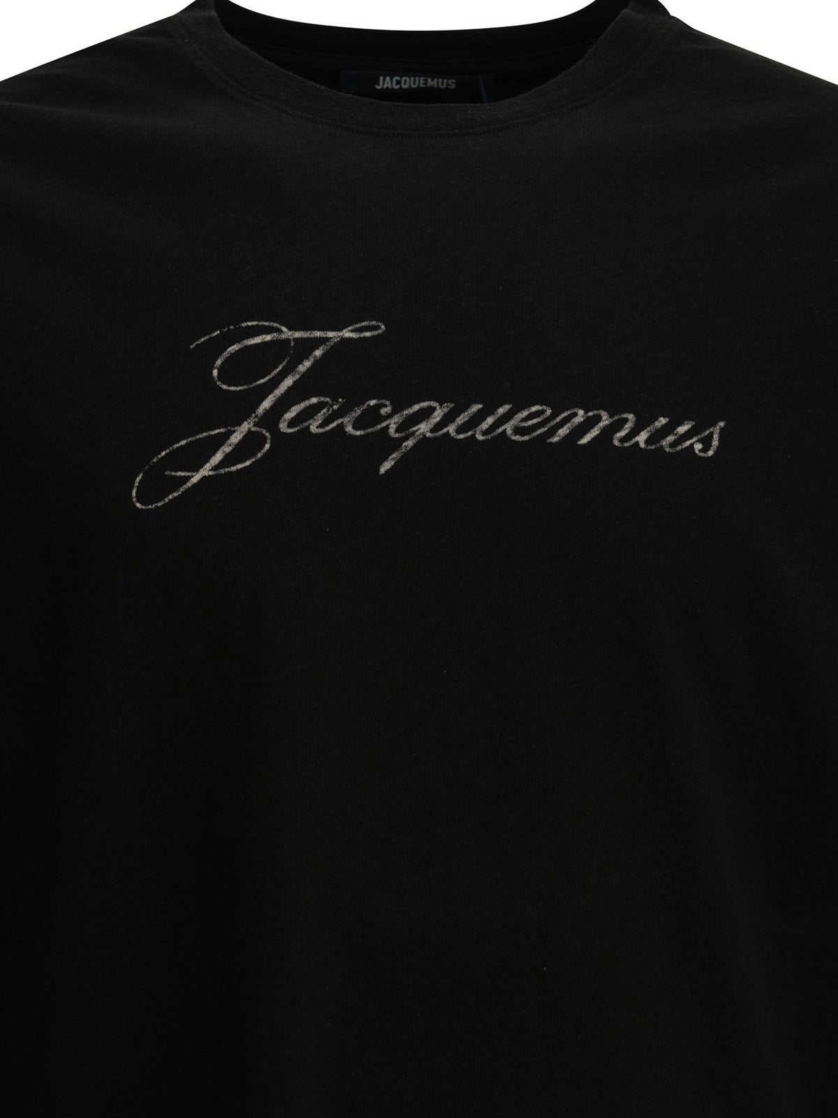 Jacquemus "Jacquemus" Crew-Neck T-Shirt - Black