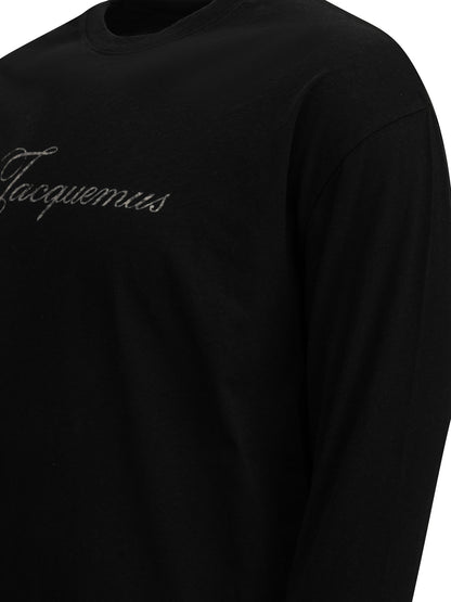 Jacquemus "Jacquemus" Crew-Neck T-Shirt - Black