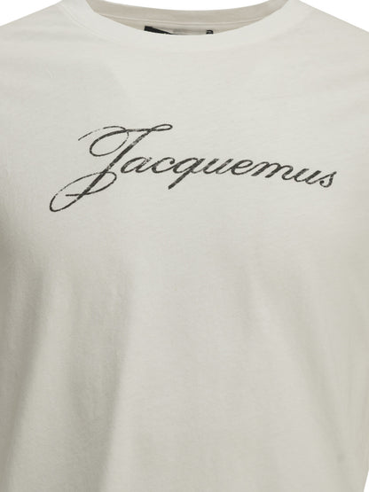 Jacquemus "Jacquemus" Crew-Neck T-Shirt - White