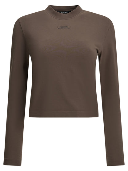 Jacquemus "Gros Grain" crew-neck T-shirt - Brown
