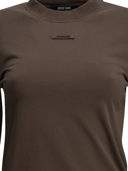 Jacquemus "Gros Grain" crew-neck T-shirt - Brown