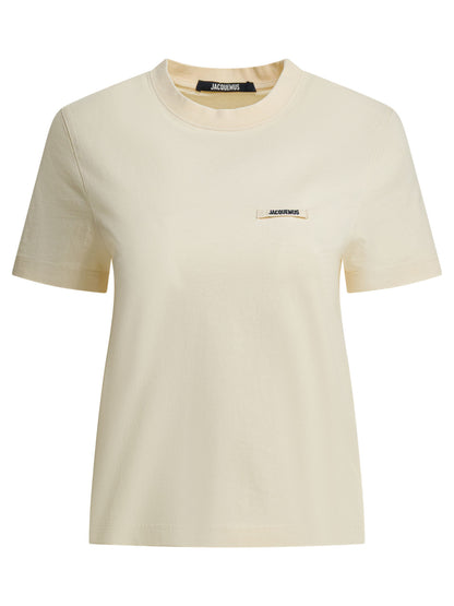 Jacquemus "Gros Grain" Crewneck t-shirt - Beige