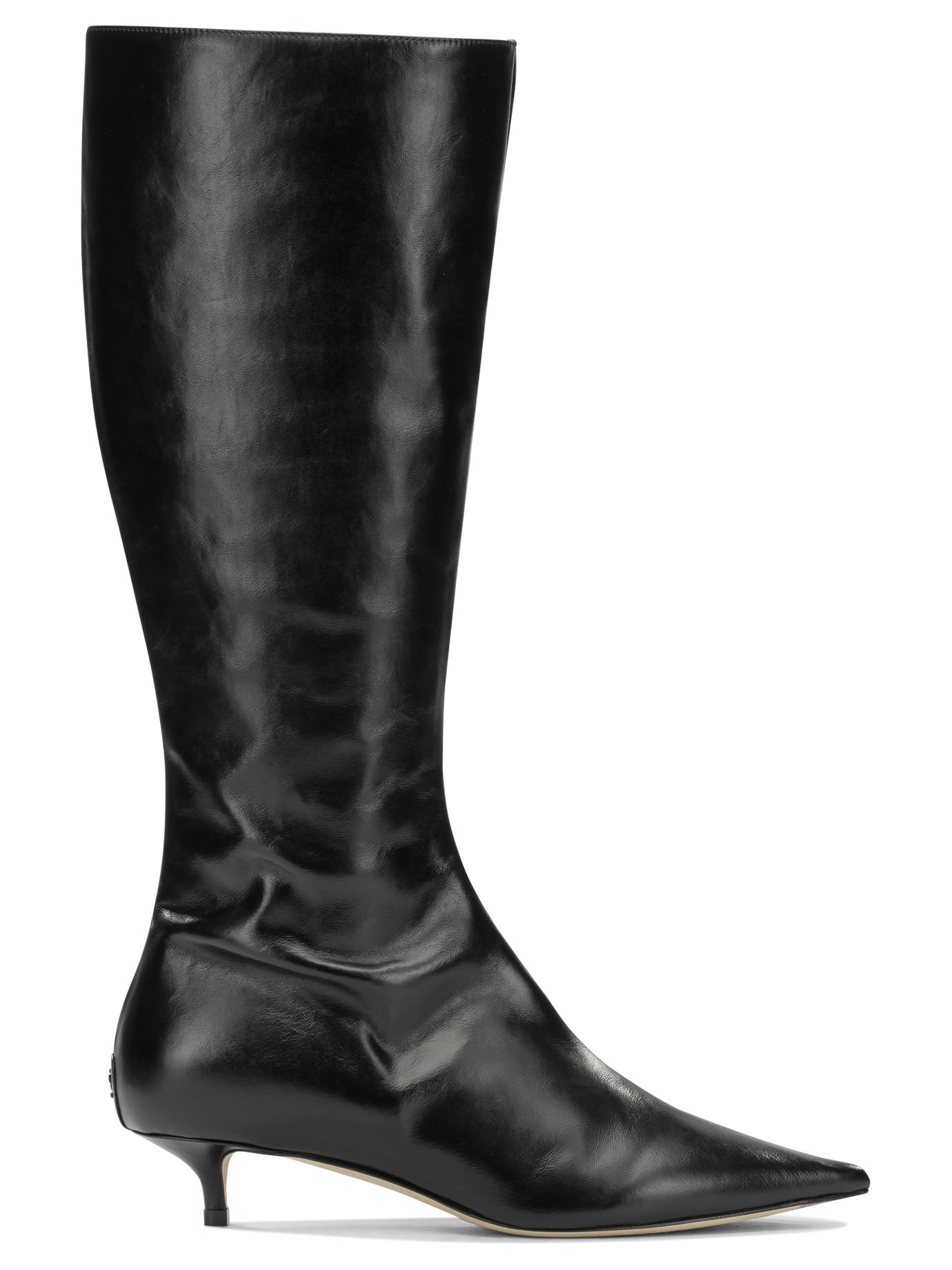 Jimmy Choo "Amis 35MM" Knee-High Boots - Black